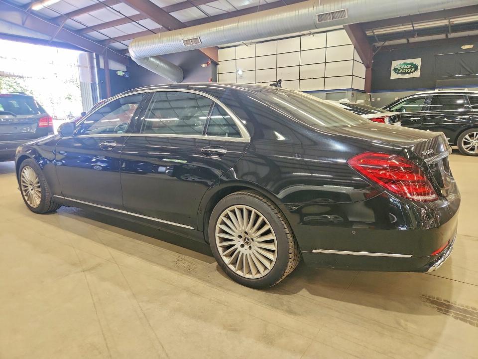 2018 Mercedes-benz S class VIN WDDUG8GB0JA406235 COPART salvage auction — MINOR DENT/SCRATCHES, NY - CERTIFICATE OF TITLE (P), sold $9,000 on 2026-08-13 (photo 2)
