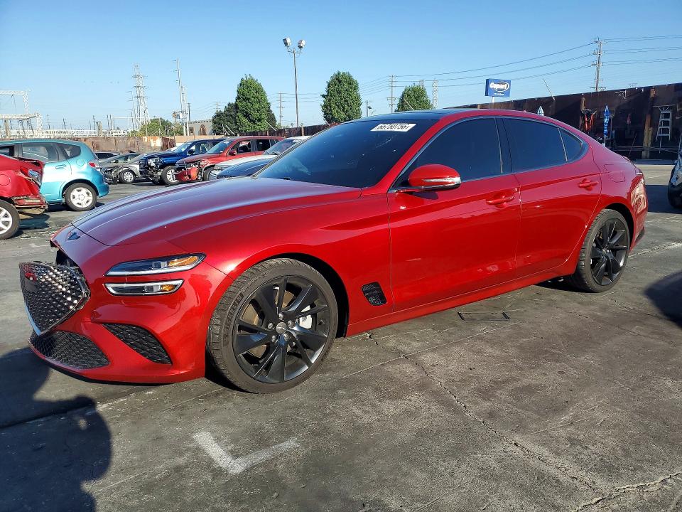 2022 Genesis G70 VIN KMTG54TEXNU081718 — COPART salvage auction photo