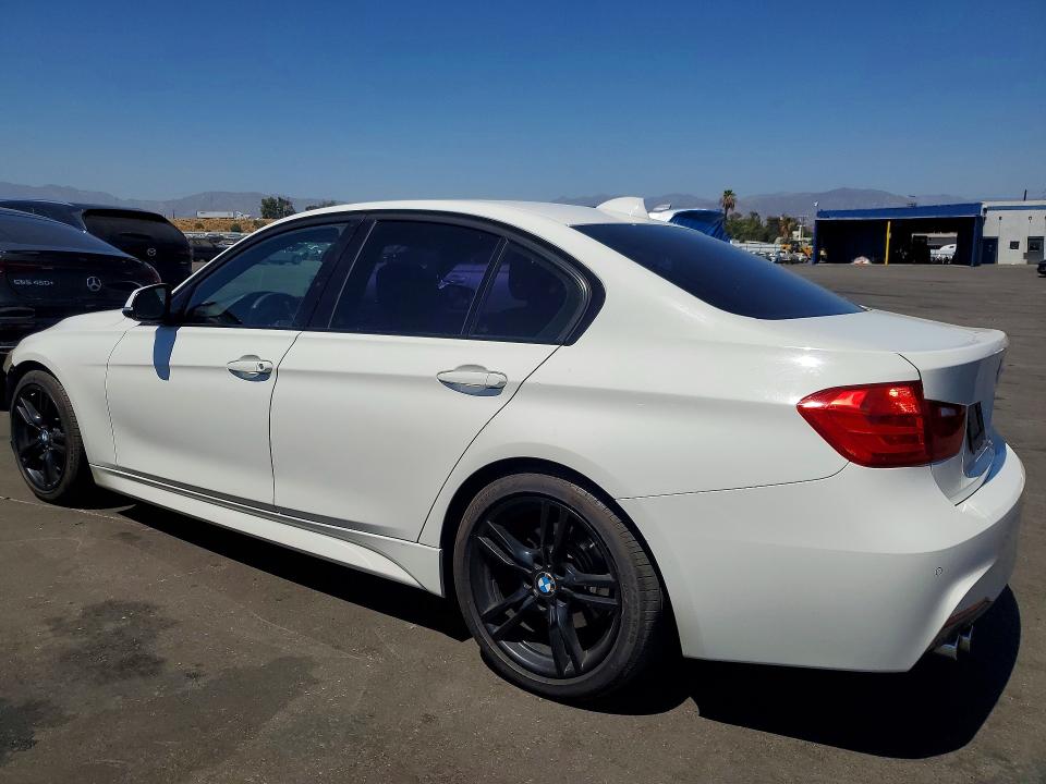 2014 BMW 3er VIN WBA3C1C58EK113964 COPART salvage auction — FRONT END, Ca - Salvage Certificate, sold $1,550 on 2026-08-19 (photo 2)