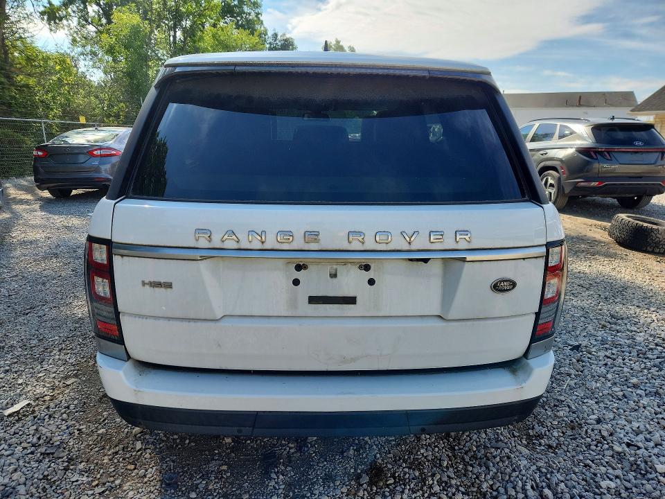 2016 Land rover RANGE ROVER VIN SALGS2PF9GA315908 COPART salvage auction — MINOR DENT/SCRATCHES, Salvage Title, sold $1,250 on 2026-09-09 (photo 6)