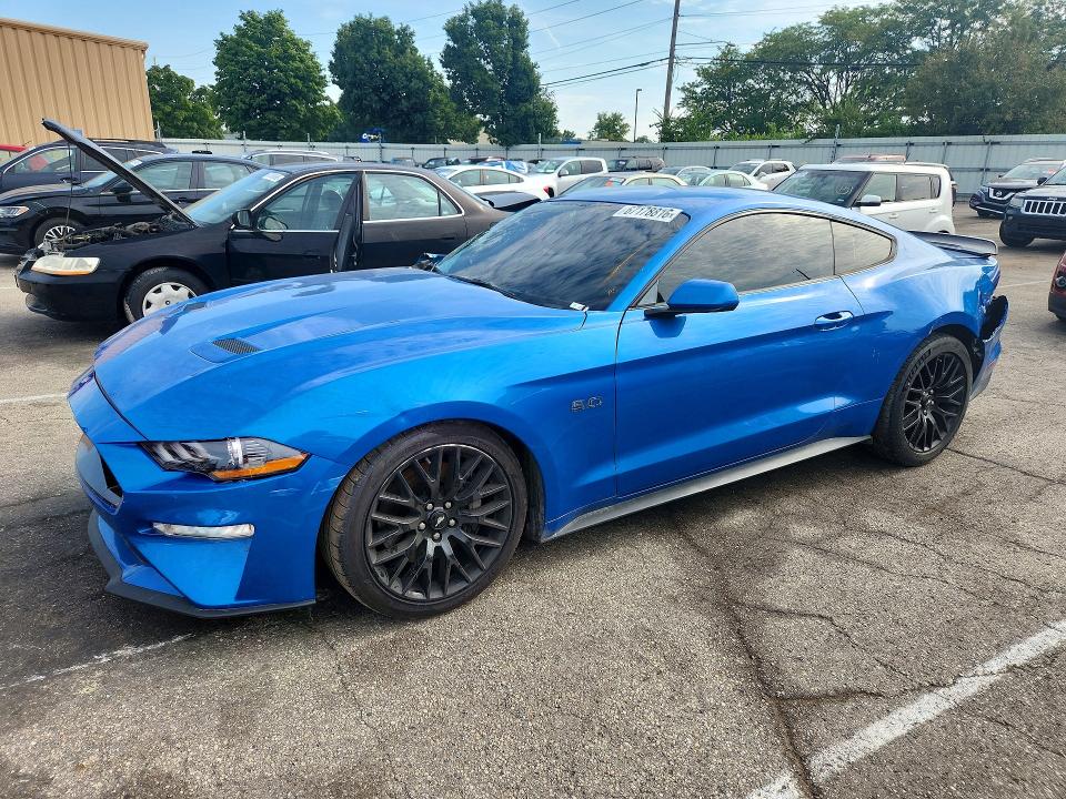 2019 Ford Mustang VIN 1FA6P8CFXK5117231 — COPART salvage auction photo