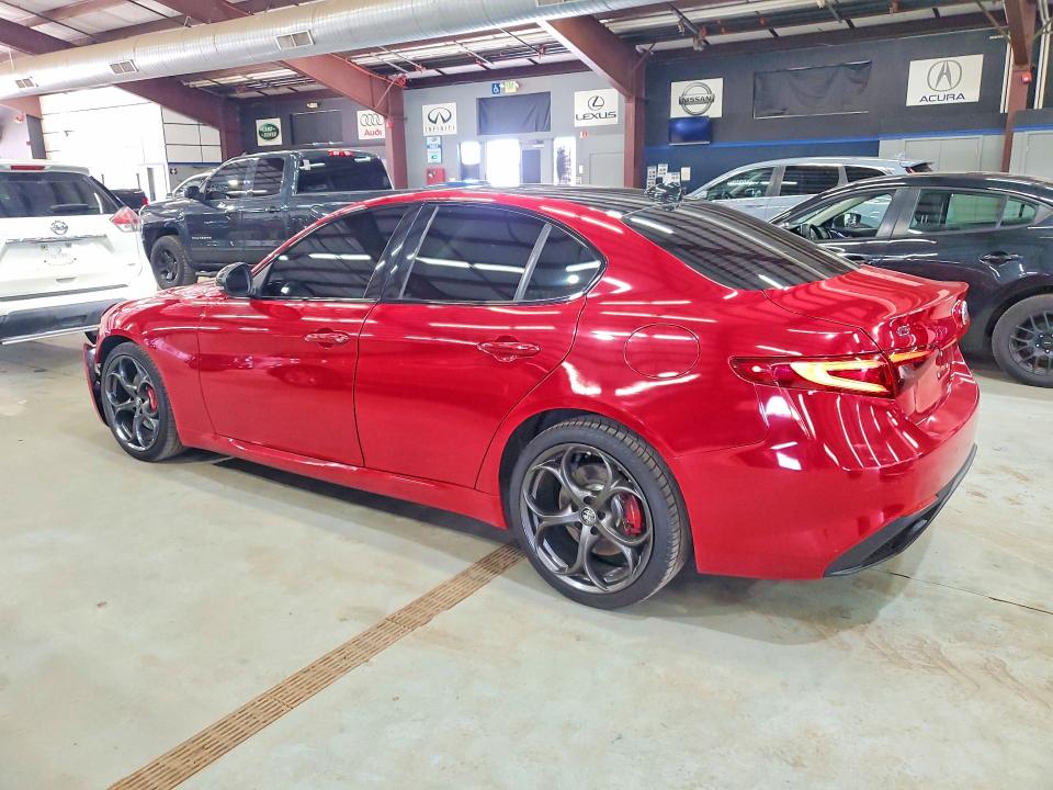 2019 Alfa romeo Giulia VIN ZARFANBN6K7612720 COPART salvage auction — FRONT END, WV - CERTIFICATE OF TITLE (P), sold $6,700 on 2026-08-06 (photo 2)