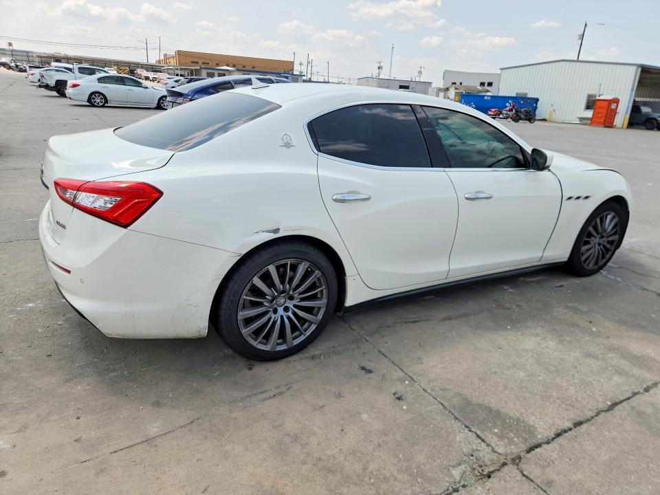 2020 Maserati Ghibli VIN ZAM57XSA7L1344418 COPART salvage auction — FRONT END, Tx - Salvage Vehicle Title, sold $4,650 on 2026-08-17 (photo 3)