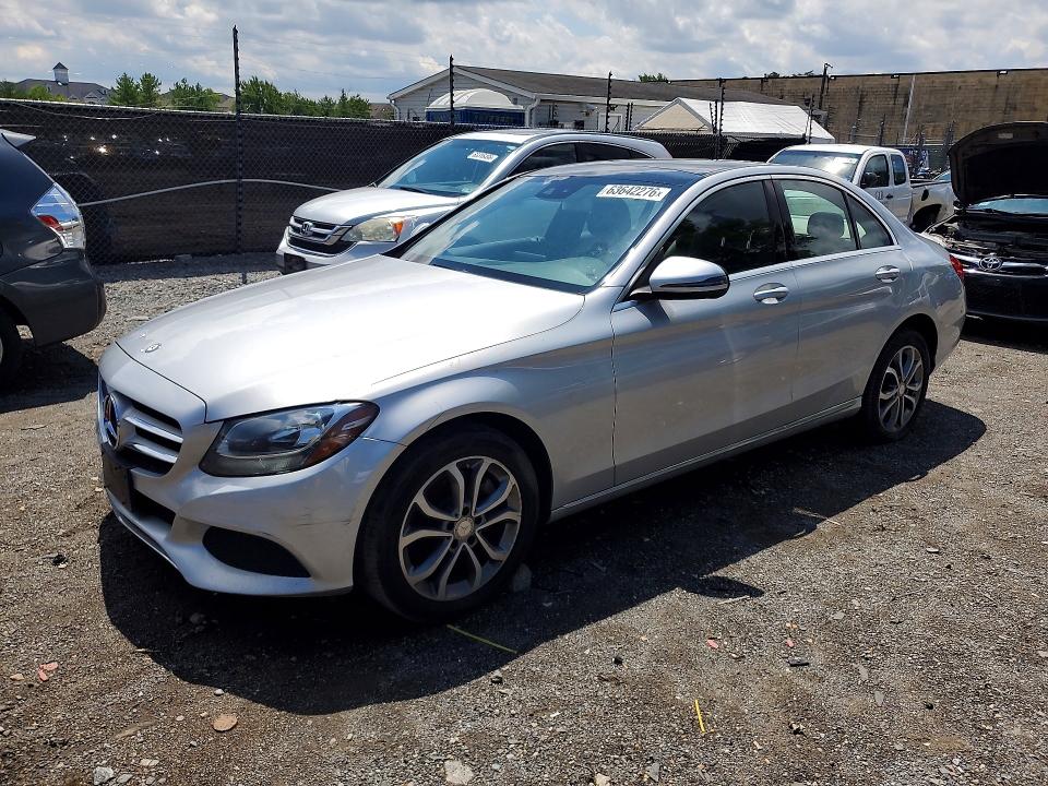 2016 Mercedes-benz C-klasse VIN WDDWF4KB9GR146956 COPART salvage auction — FRONT END, Md - Certificate Of Title, sold $3,900 on 2026-08-15 (photo 1)