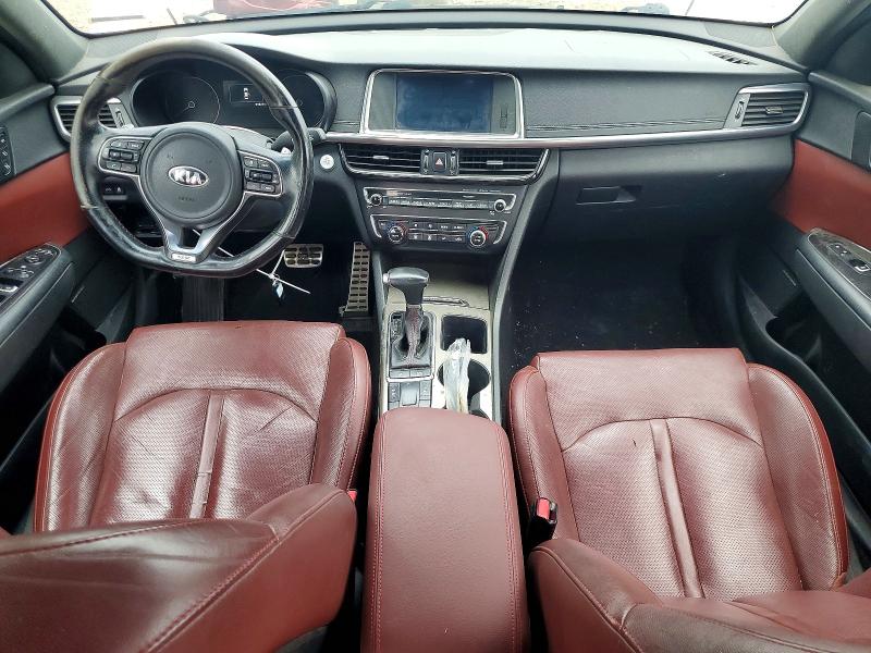 2016 Kia Optima VIN 5XXGW4L28GG016750 COPART salvage auction — REAR END, Salvage Title, sold $1,400 on 2026-08-29 (photo 8)