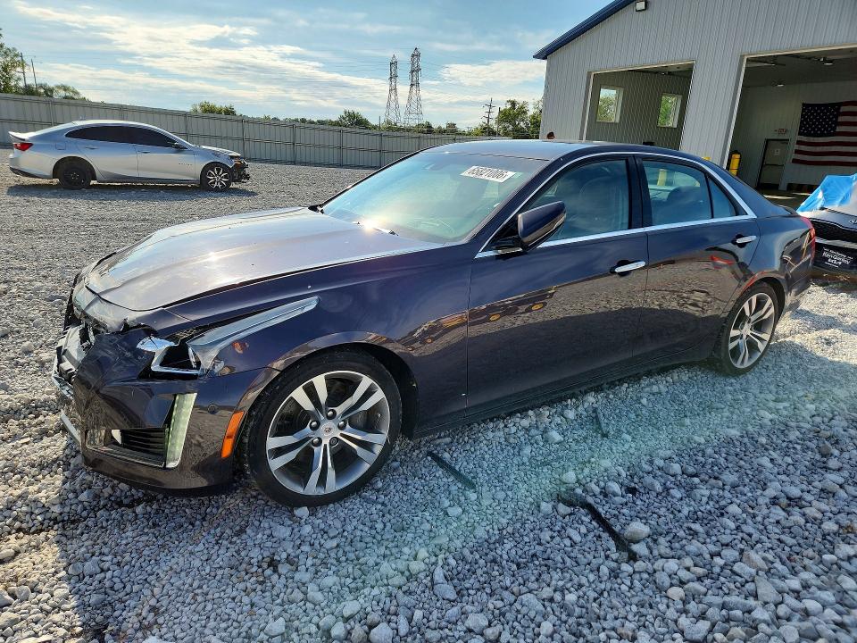 2014 Cadillac Cts VIN 1G6AV5S81E0148724 COPART salvage auction — FRONT END, Oh - Cert Of Title-Salvage, sold $7,600 on 2026-10-02 (photo 1)