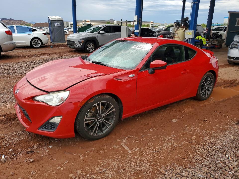 2015 Scion Fr-s VIN JF1ZNAA14F9711622 COPART salvage auction — SIDE, AZ - CERT OF TITLE - SALVAGE, sold $3,350 on 2026-09-08 (photo 1)