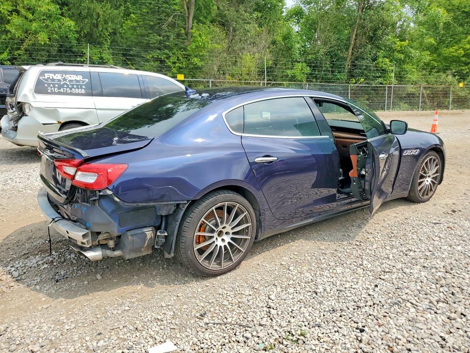 2015 Maserati Quattroporte VIN ZAM56RRA8F1161439 COPART salvage auction — REAR END, Oh - Cert Of Title-Salvage, sold $1,350 on 2026-08-26 (photo 3)