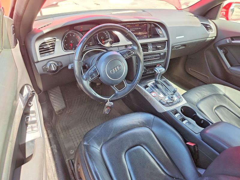 2014 Audi A5 VIN WAULFAFH4EN013923 COPART salvage auction — HAIL, Co - Public - Salvage Title, sold $2,700 on 2026-09-02 (photo 8)