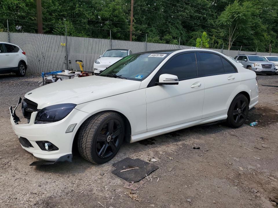 2011 Mercedes-benz C class VIN WDDGF8BB7BR183105 COPART salvage auction — FRONT END, PA - CERTIFICATE OF SALVAGE, sold $650 on 2026-09-07 (photo 1)