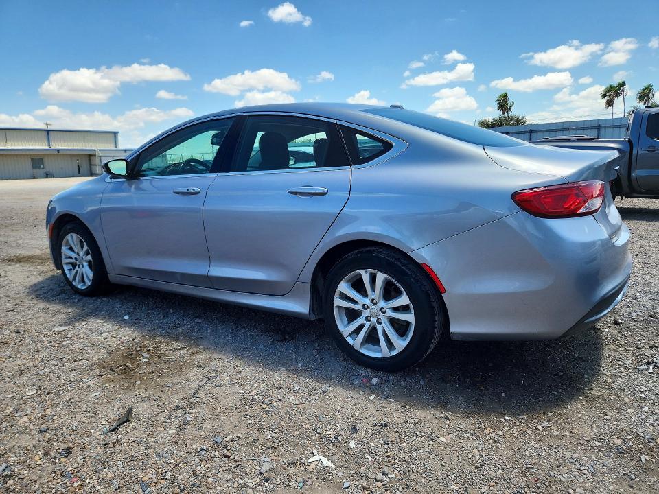 2015 Chrysler 200 VIN 1C3CCCAB3FN594086 COPART salvage auction — MINOR DENT/SCRATCHES, Tx - Cert Of Title-Reblt Slvg Flood, sold $1,475 on 2026-09-01 (photo 2)