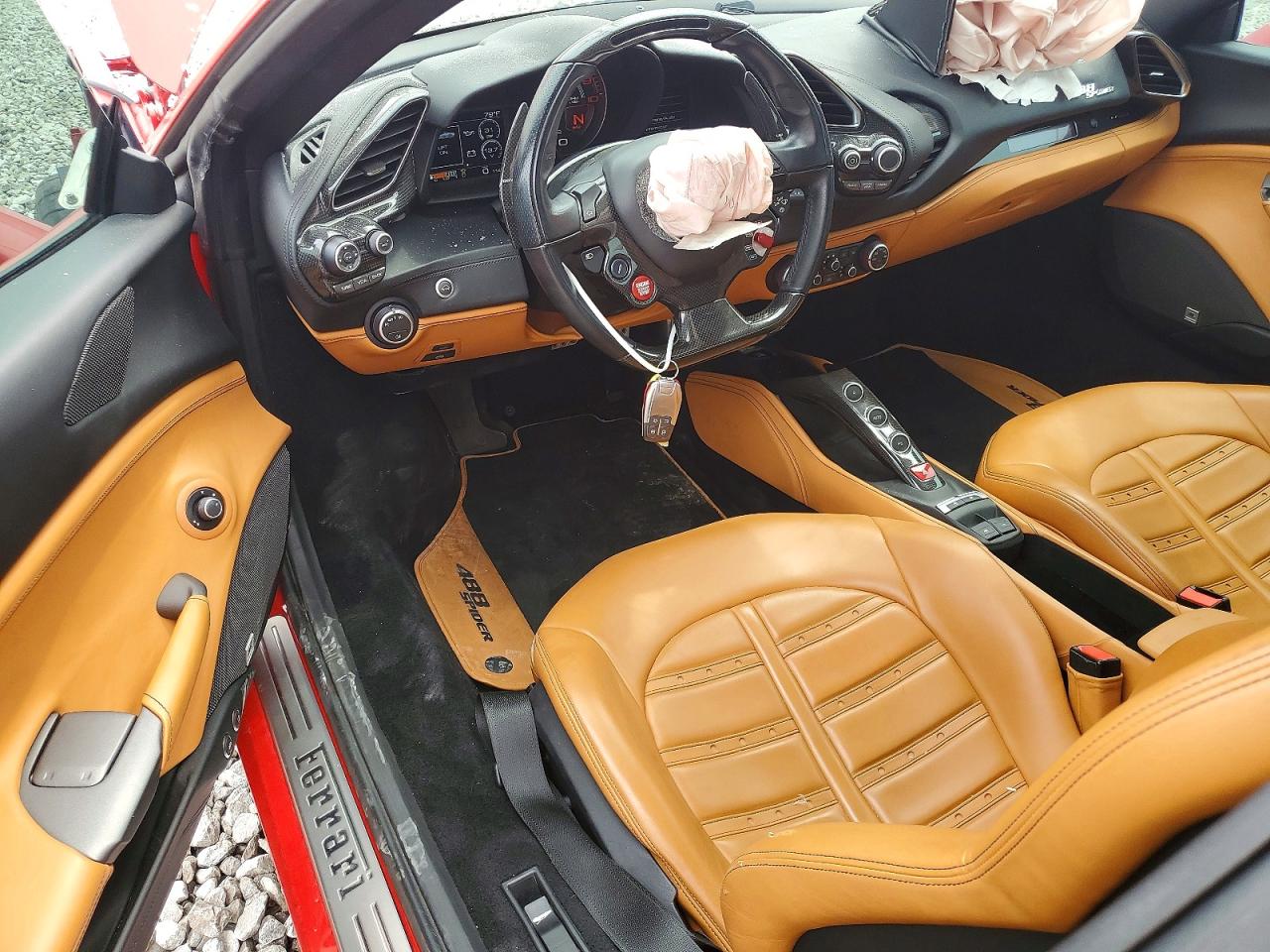 2019 Ferrari VIN ZFF80AMA0K0245476 COPART salvage auction — Front End, OH - CERT OF TITLE-SALVAGE, sold $151,000 on 2026-08-25 (photo 8)