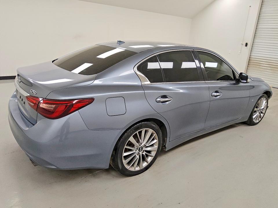 2018 Infiniti Q50 VIN JN1EV7AP2JM355924 COPART salvage auction — MECHANICAL, TX - CERTIFICATE OF TITLE, sold $325 on 2026-08-27 (photo 3)