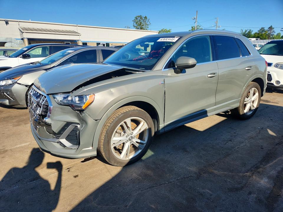 2020 Audi Q3 VIN WA1DECF33L1056643 — COPART salvage auction photo