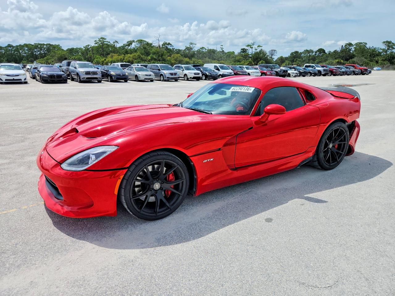 2013 Dodge Viper VIN 1C3ADEBZ7DV400054 — COPART salvage auction photo