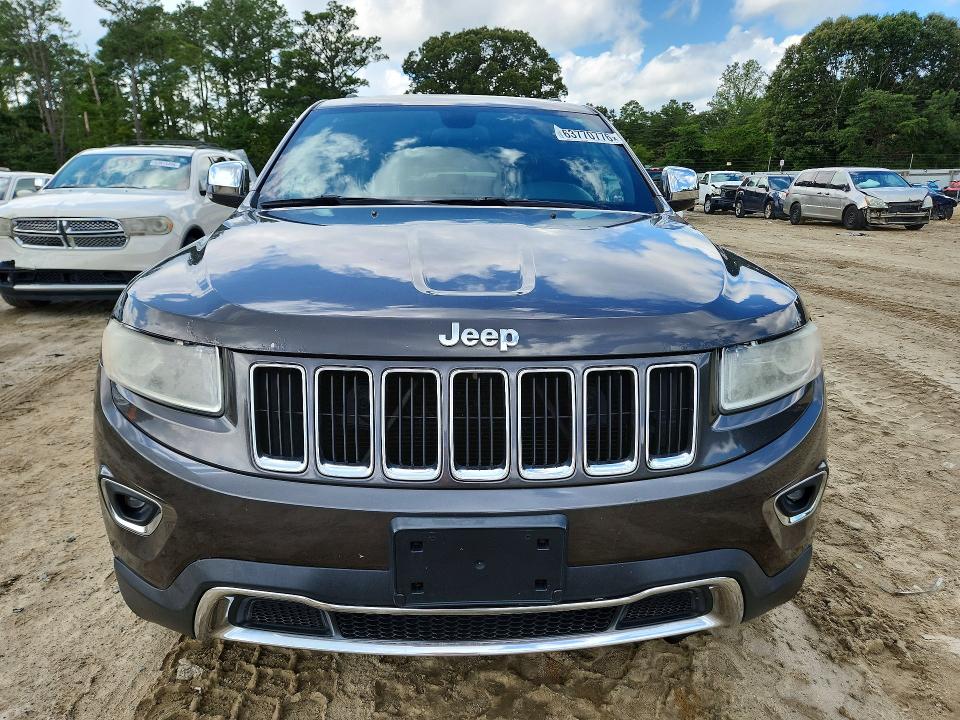 2014 Jeep Grand cherokee VIN 1C4RJFBG8EC134911 COPART salvage auction — FRONT END, DE - CERTIFICATE OF TITLE, sold $1,600 on 2026-09-01 (photo 5)