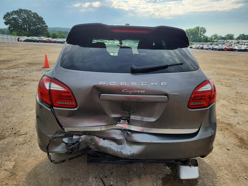 2012 Porsche Cayenne VIN WP1AA2A22CLA10804 COPART salvage auction — REAR END, Wi - Junked Vehicle Bill Of Sale, sold $3,850 on 2026-08-11 (photo 6)
