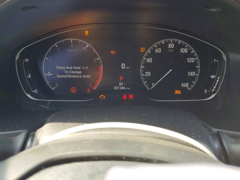 2022 Honda Accord VIN 1HGCV1F39NA079967 COPART salvage auction — FRONT END, CA - SALVAGE CERTIFICATE, sold $9,800 on 2026-08-21 (photo 9)