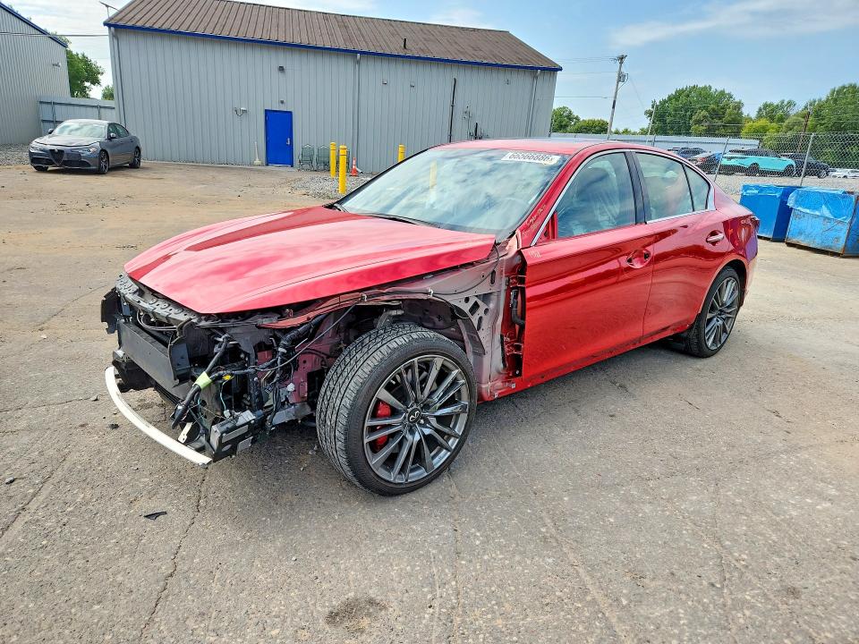 2020 Infiniti Q50 VIN JN1FV7AR6LM660741 — COPART salvage auction photo
