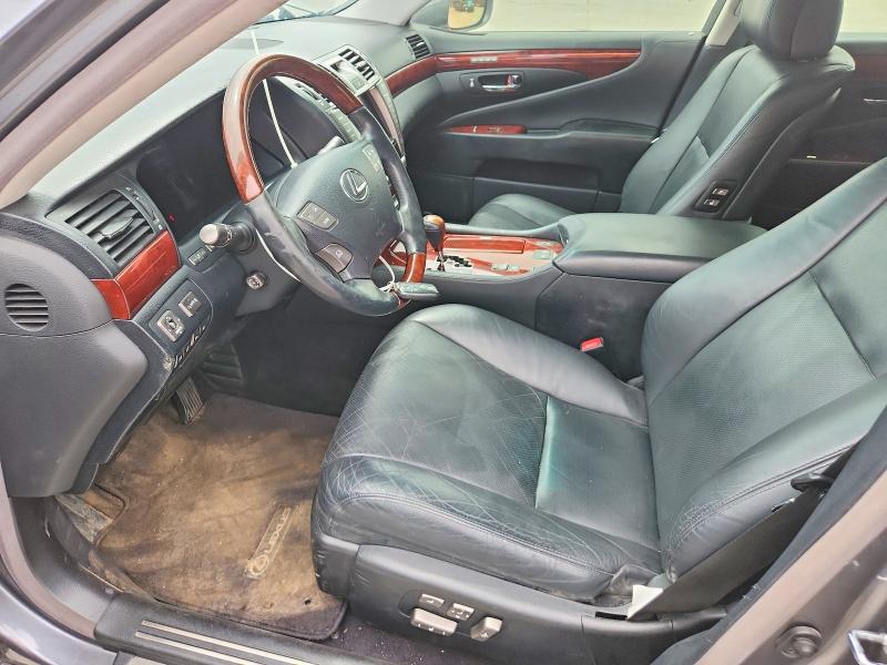 2012 Lexus LS VIN JTHBL5EF0C5109879 COPART salvage auction — NORMAL WEAR, Tx - Certificate Of Title (P), sold $2,150 on 2026-09-14 (photo 7)
