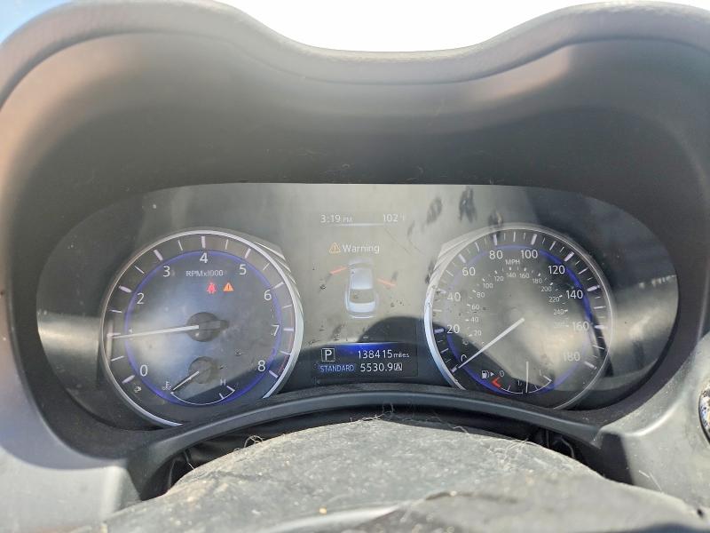2016 Infiniti Q50 VIN JN1CV7AP8GM203145 COPART salvage auction — FRONT END, Salvage Title, sold $725 on 2026-09-10 (photo 9)
