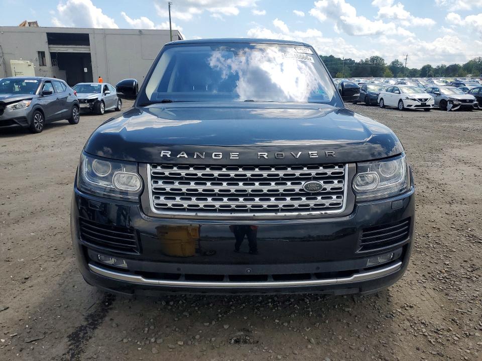 2017 Land rover RANGE ROVER VIN SALGS2FV9HA349731 COPART salvage auction — FRONT END, Va - Certificate Of Title, sold $8,800 on 2026-09-02 (photo 5)