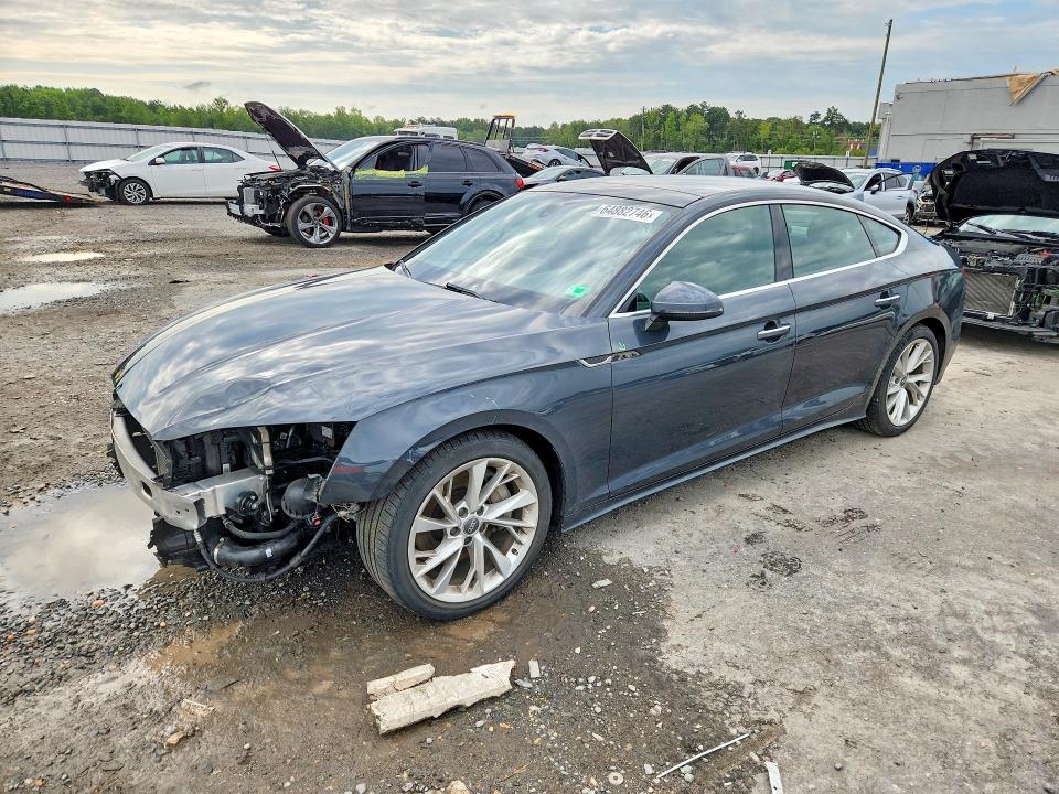 2020 Audi A5 VIN WAUANCF56LA009050 — COPART salvage auction photo