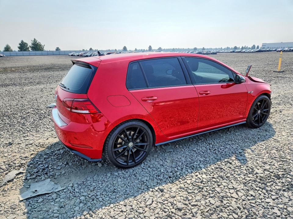 2019 Volkswagen Golf r VIN WVWVA7AU2KW125370 COPART salvage auction — FRONT END, WA - BILL OF SALE, sold $12,900 on 2026-08-12 (photo 3)