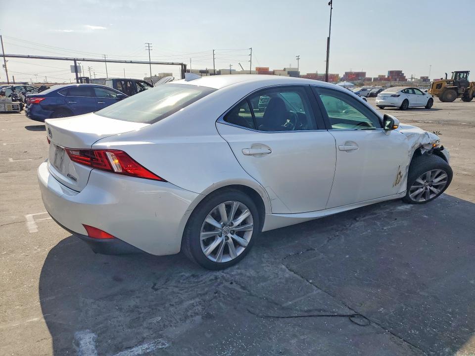 2016 Lexus Is VIN JTHBA1D24G5037622 COPART salvage auction — FRONT END, Ca - Salvage Certificate, sold $6,100 on 2026-08-26 (photo 3)