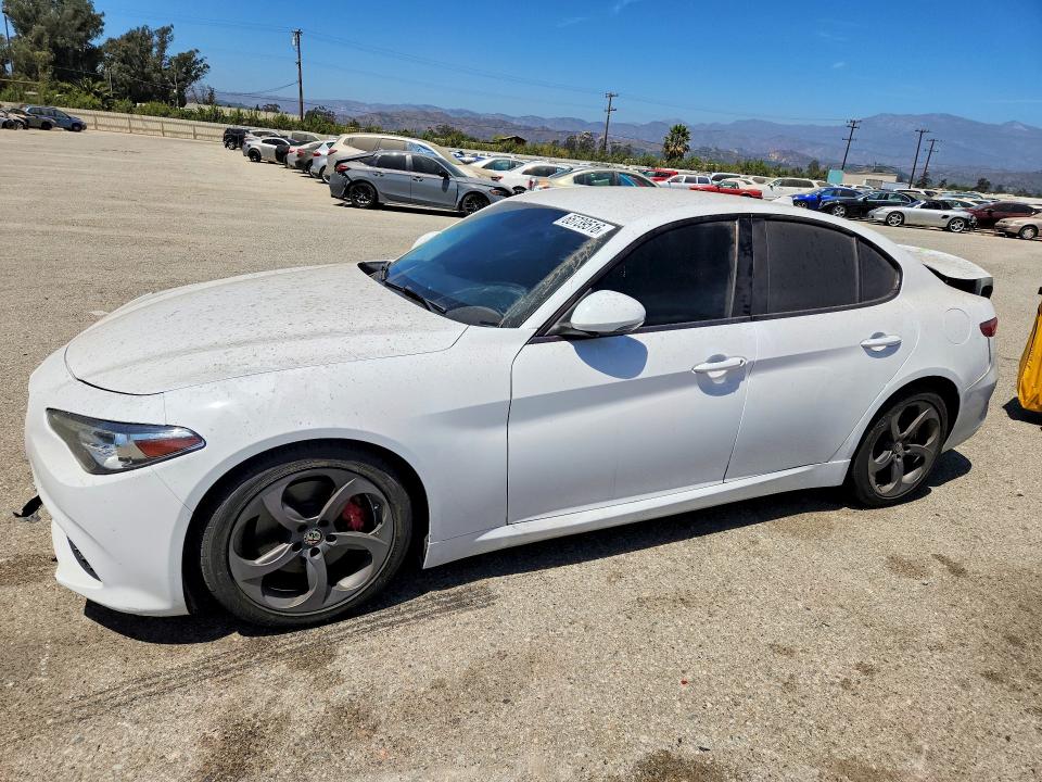 2017 Alfa romeo Giulia VIN ZARFAEBN6H7549224 COPART salvage auction — FRONT END, Ca - Salvage Certificate, sold $1,450 on 2026-09-25 (photo 1)
