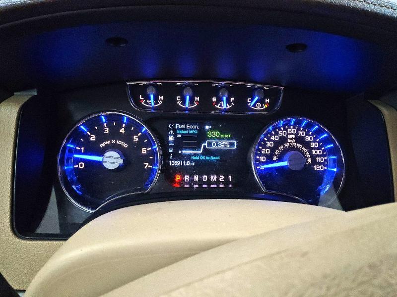 2012 Ford F-150 lightning VIN 1FTFW1EF3CKD34771 COPART salvage auction — BIOHAZARD/CHEMICAL, GA - CERTIFICATE OF TITLE, sold $8,300 on 2026-08-18 (photo 9)