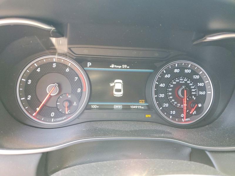 2019 Genesis G70 VIN KMTG44LA7KU024727 COPART salvage auction — FRONT END, Ms - Cert Of Title-Salvaged, sold $5,300 on 2026-09-23 (photo 9)