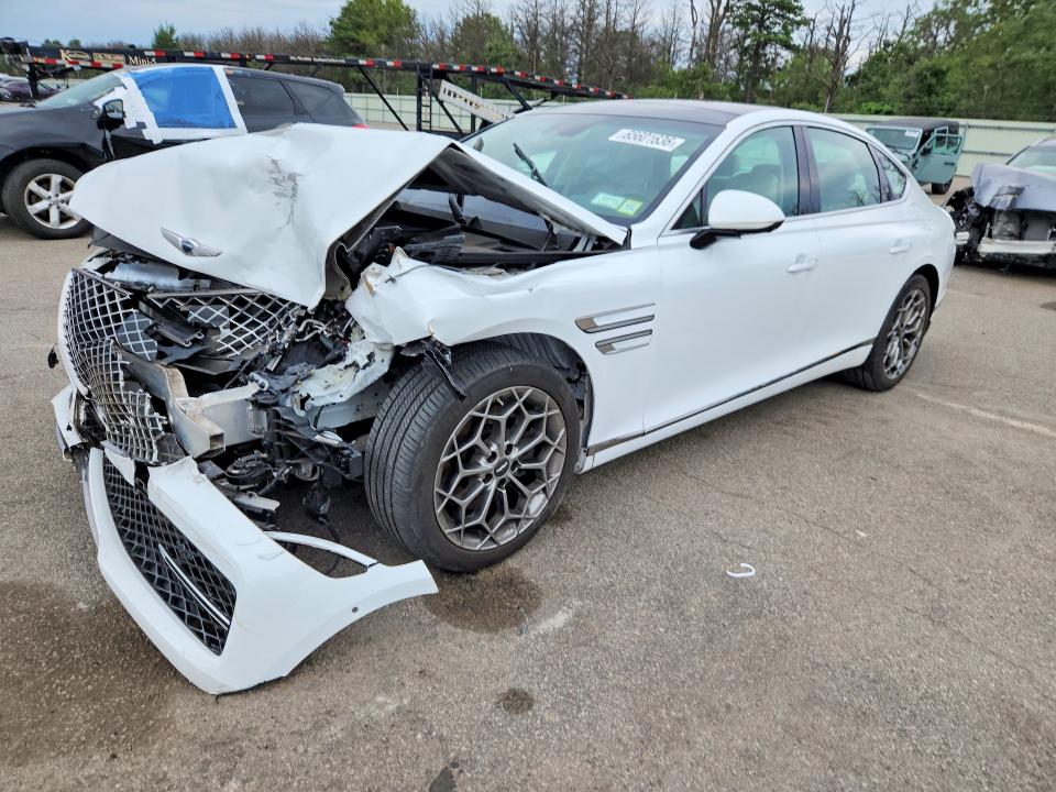 2022 Genesis G80 VIN KMTGB4SC8NU131590 — COPART salvage auction photo
