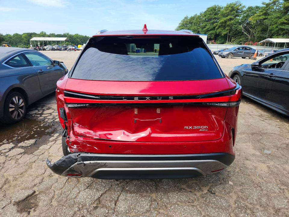 2024 Lexus Rx 350h VIN 2T2BBMCA4RC027117 COPART salvage auction — REAR END, Ga - Cert Of Title-Salvage, sold $26,250 on 2026-08-25 (photo 6)