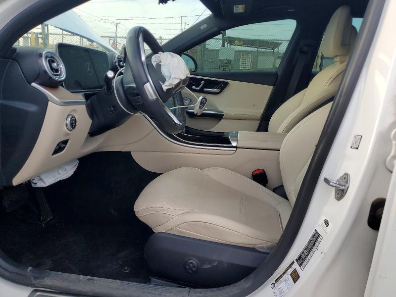 2023 Mercedes-benz C-klasse VIN W1KAF4GB7PR096965 COPART salvage auction — FRONT END, Az - Dis/Dlr/Exp Only Salvage Title (P), sold $13,900 on 2026-08-19 (photo 7)