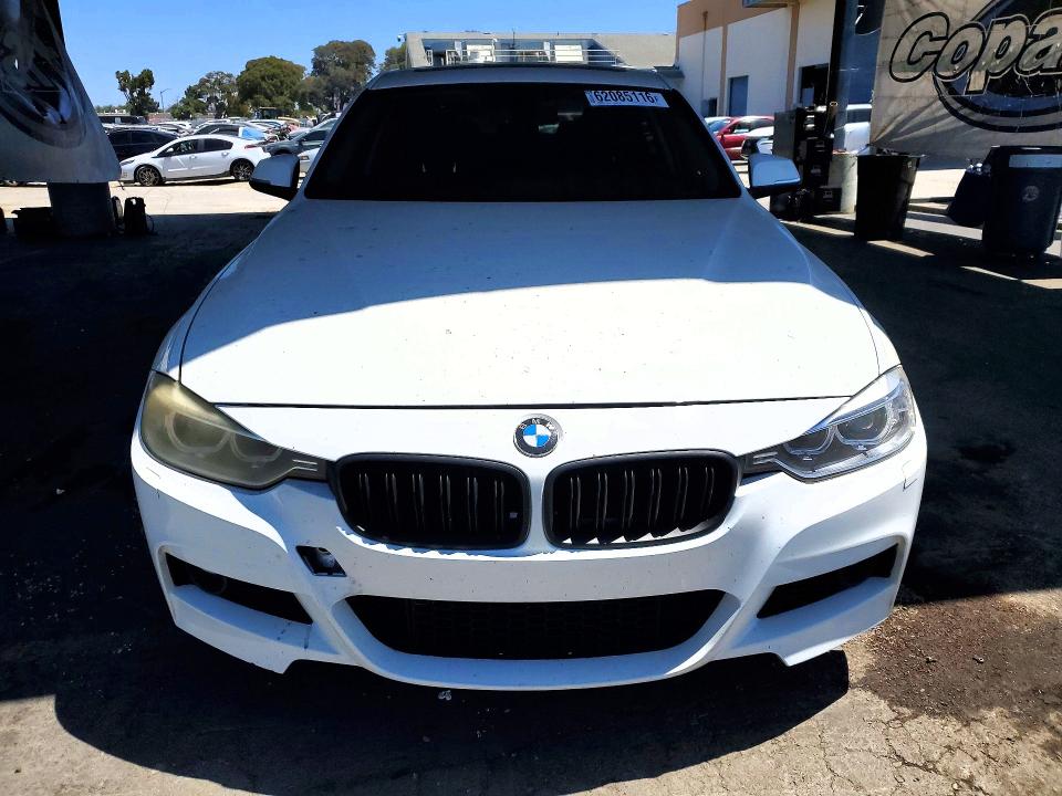 2013 BMW VIN WBA3B3C51DF541543 COPART salvage auction — REAR END, Ca - Salvage Certificate, sold $875 on 2026-08-18 (photo 5)