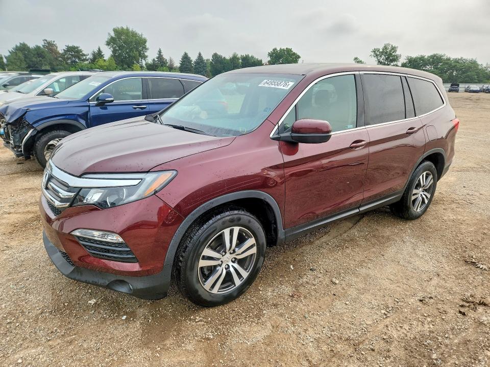 2018 Honda Pilot VIN 5FNYF6H53JB071801 — COPART salvage auction photo