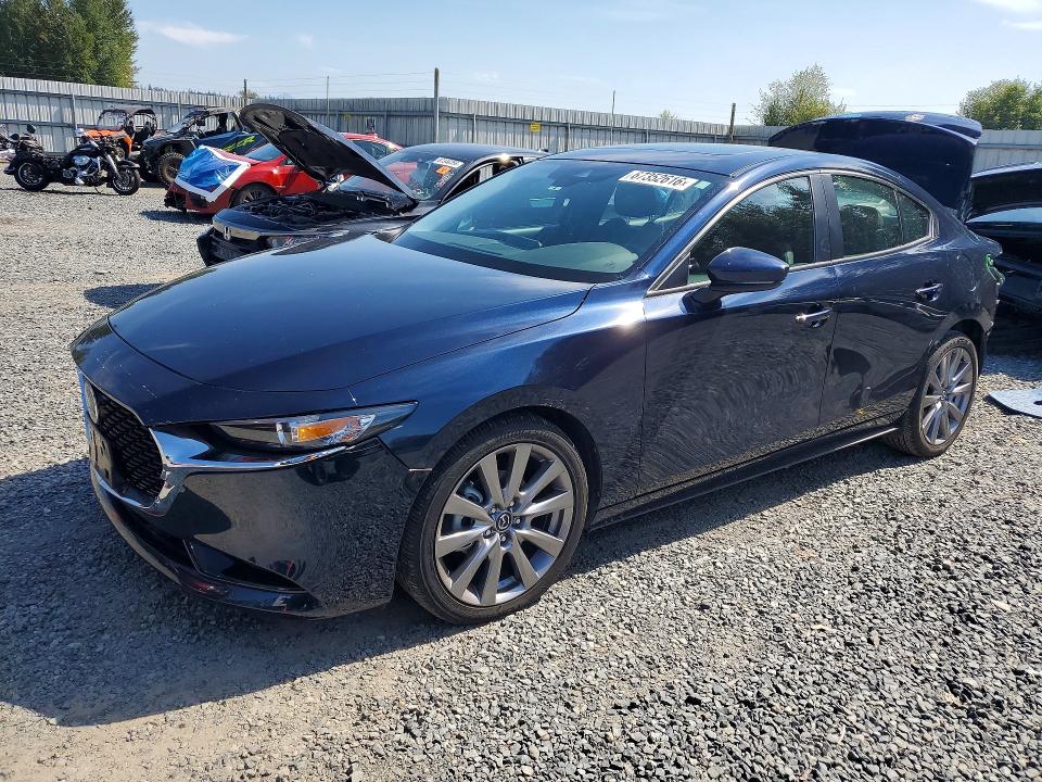 2023 Mazda 3 VIN 3MZBPACM3PM381369 COPART salvage auction — REAR END, WA - BILL OF SALE, sold $7,800 on 2026-09-04 (photo 1)