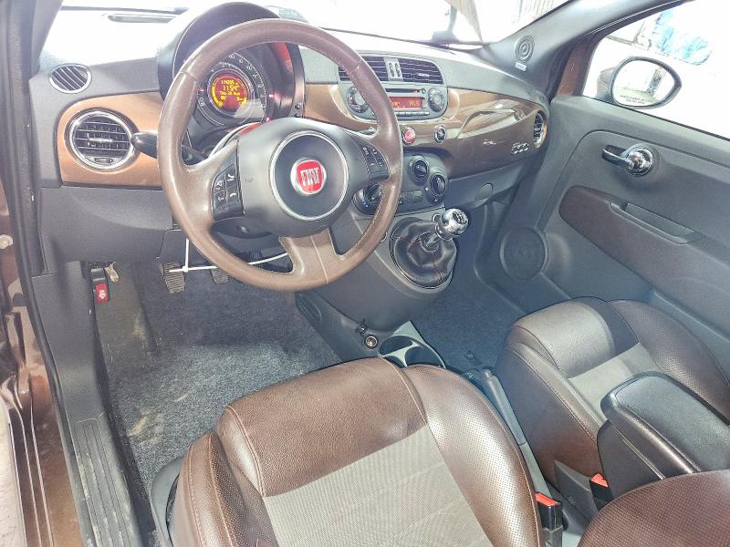 2012 Fiat 500 VIN 3C3CFFBR0CT383069 COPART salvage auction — SIDE, Ny - Mv-907A Salvage Certificate, sold $450 on 2026-09-09 (photo 8)