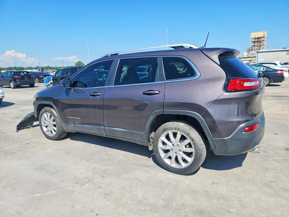 2016 Jeep Cherokee VIN 1C4PJLDB7GW200082 COPART salvage auction — FRONT END, Ms - Certificate Of Title (P), sold $1,900 on 2026-09-08 (photo 2)