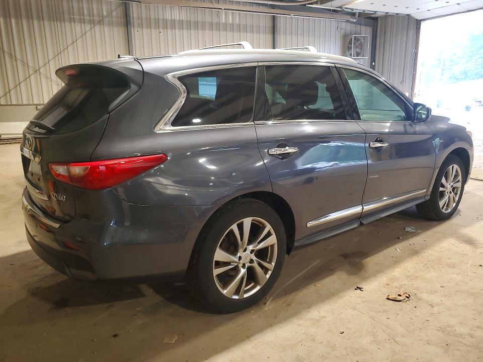 2014 Infiniti Qx60 VIN 5N1AL0MM7EC531514 COPART salvage auction — MECHANICAL, PA - CERT OF TITLE, sold $400 on 2026-08-22 (photo 3)