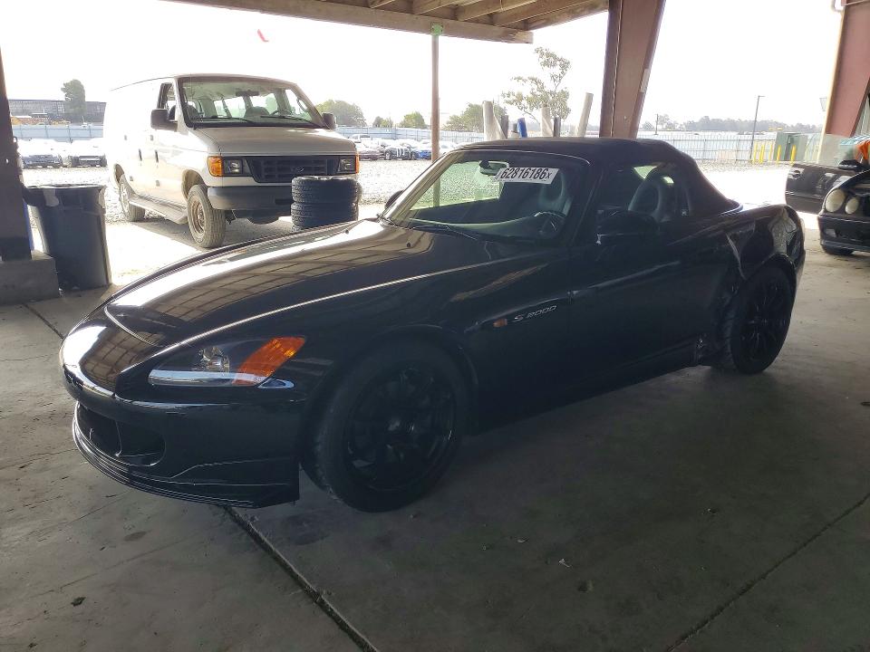 2002 Honda S2000 VIN JHMAP11462T006859 COPART salvage auction — SIDE, Ca - Salvage Certificate, sold $19,100 on 2026-08-17 (photo 1)