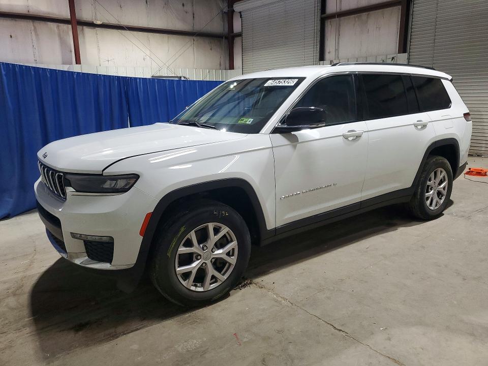 2021 Jeep Grand cherokee l VIN 1C4RJKBG8M8128889 — COPART salvage auction photo