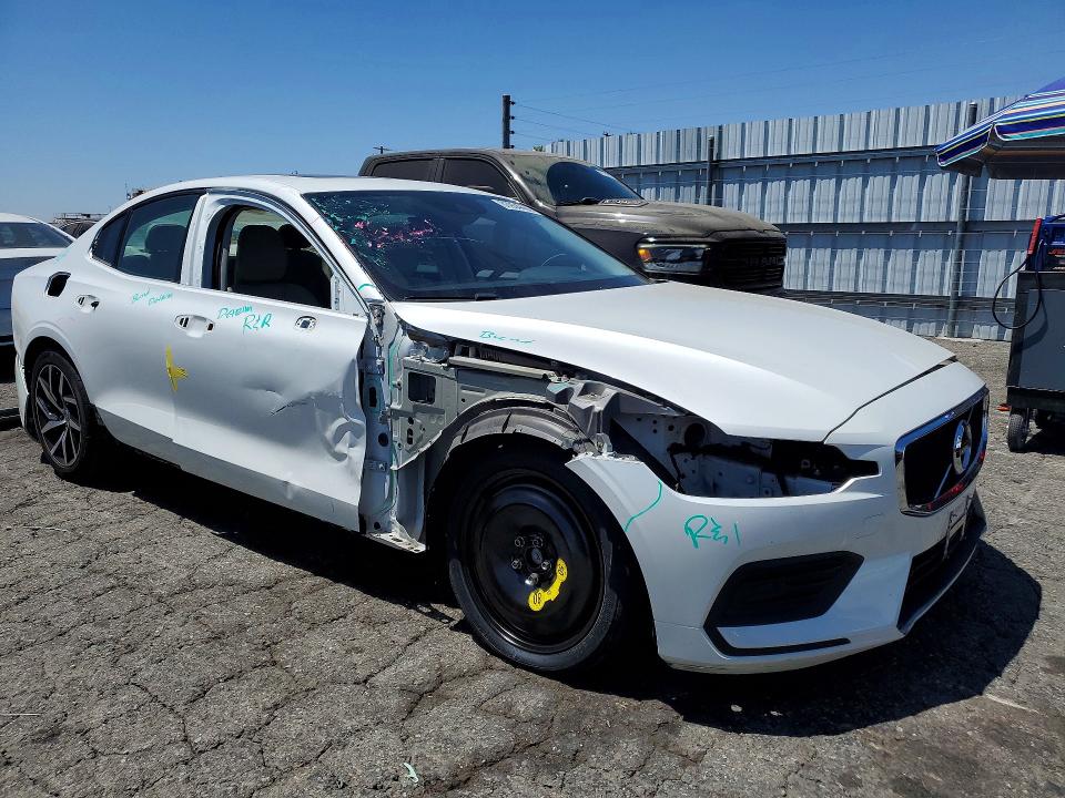 2020 Volvo S60 VIN 7JR102FK4LG051667 COPART salvage auction — FRONT END, Ca - Salvage Certificate, sold $3,900 on 2026-09-03 (photo 4)