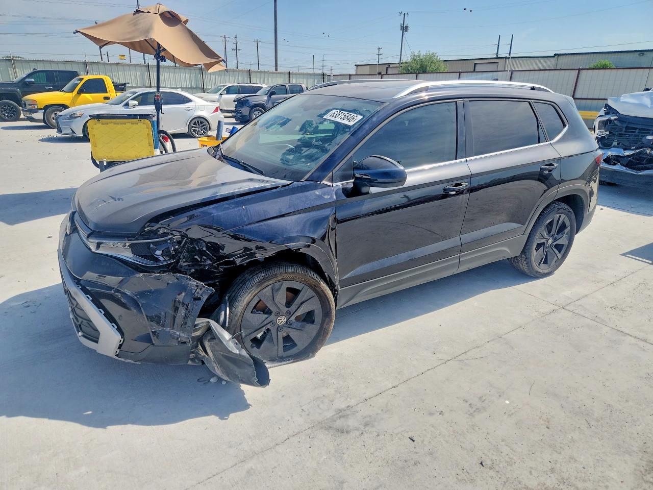 2025 Volkswagen Taos VIN 3VVEC7B23SM058707 — COPART salvage auction photo