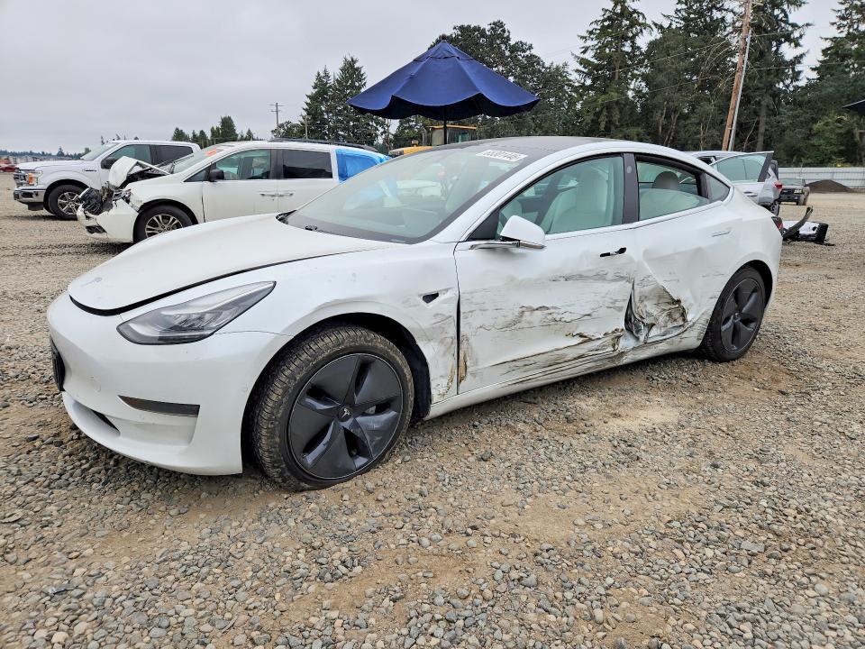 2020 Tesla Model 3 VIN 5YJ3E1EA2LF805073 — COPART salvage auction photo