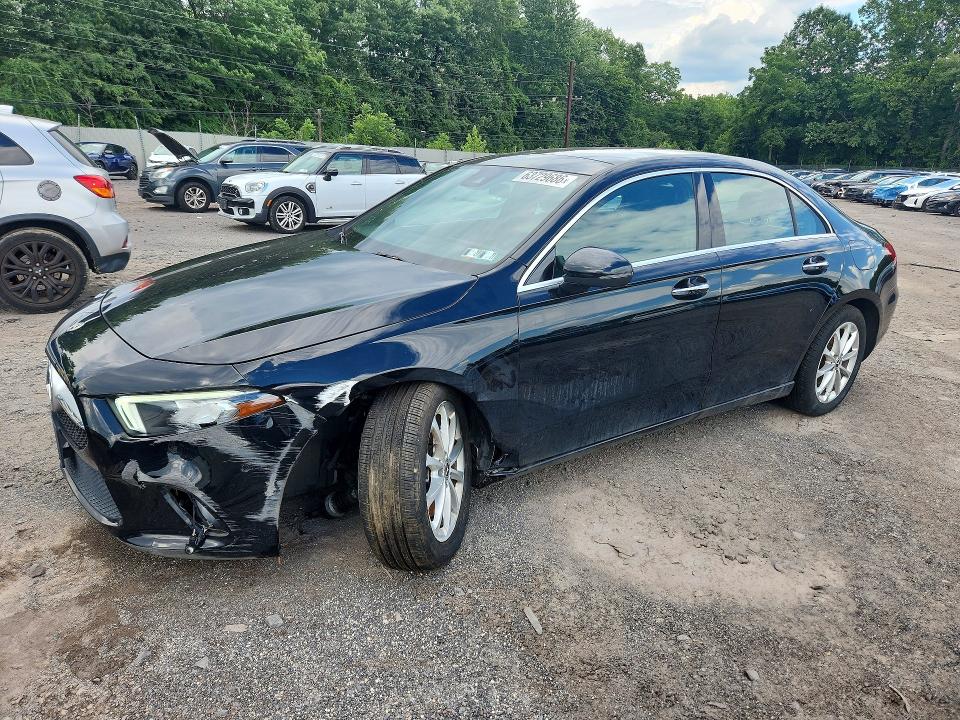 2022 Mercedes-benz A-klasse VIN W1K3G4FB3NJ349315 COPART salvage auction — FRONT END, Pa - Certificate Of Salvage, sold $7,800 on 2026-08-12 (photo 1)