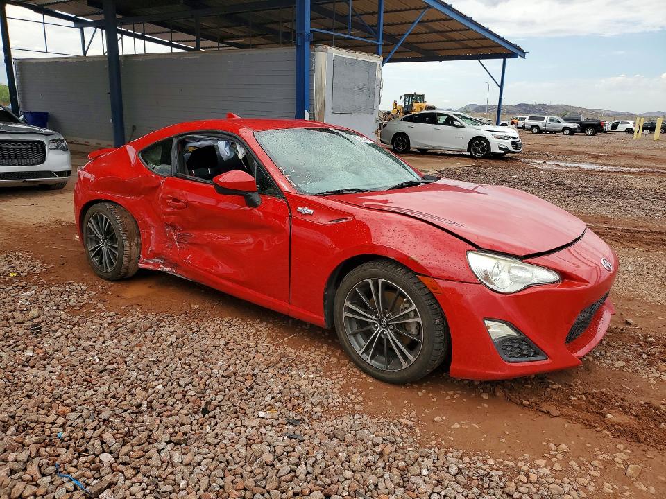 2015 Scion Fr-s VIN JF1ZNAA14F9711622 COPART salvage auction — SIDE, AZ - CERT OF TITLE - SALVAGE, sold $3,350 on 2026-09-08 (photo 4)