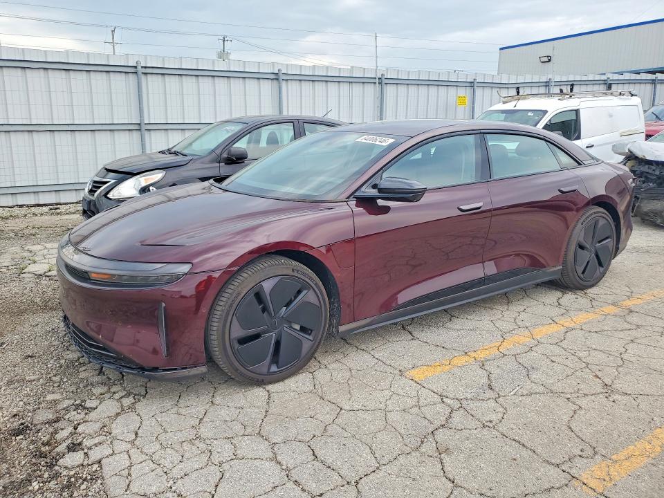 2025 Lucid Air VIN 50EA1TEA7SA002518 — COPART salvage auction photo