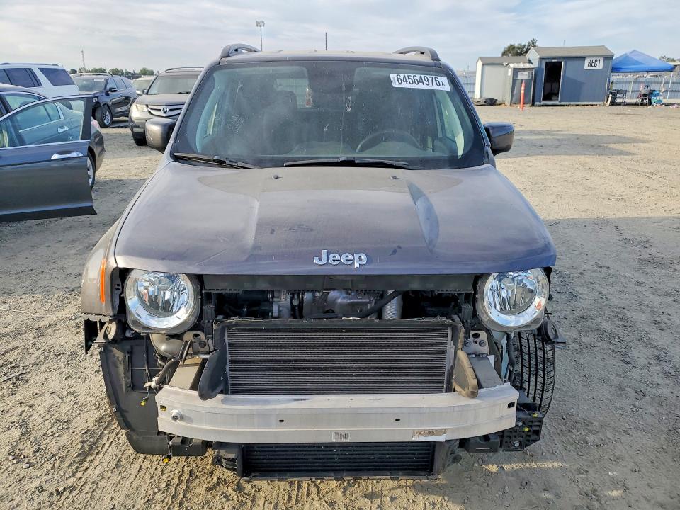 2018 Jeep Renegade VIN ZACCJABH7JPJ08014 COPART salvage auction — FRONT END, Ca - Salvage Certificate, sold $15 on 2026-08-18 (photo 5)